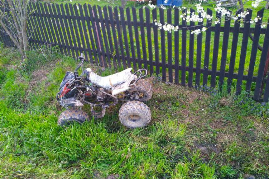 REGION. Quadem do rowu w Grabówce