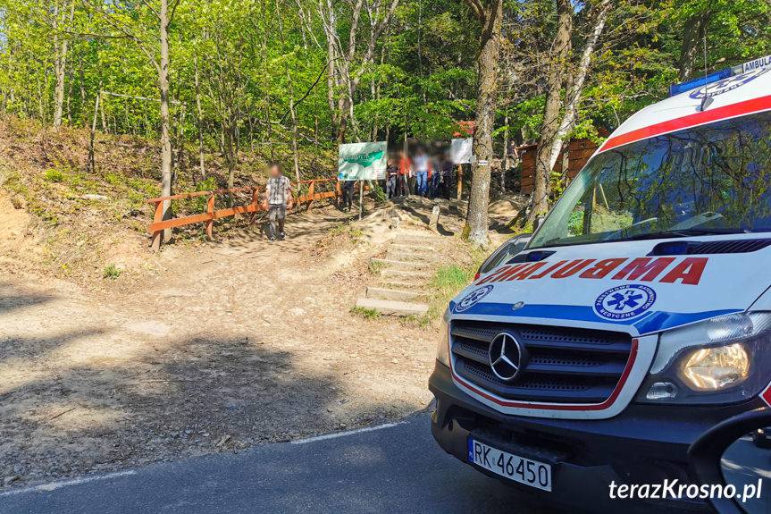 Mężczyzna spadł ze skał na Prządkach