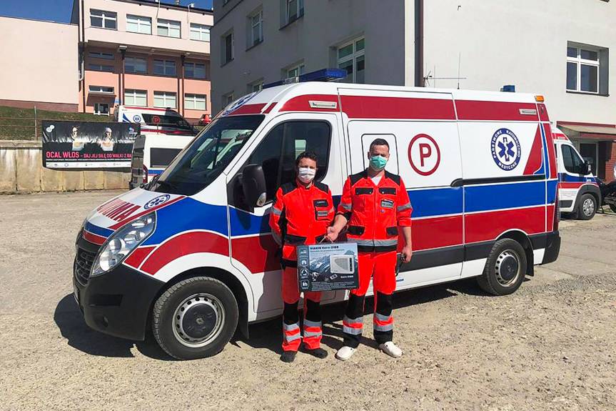 Spółka eba wspiera walkę z pandemią