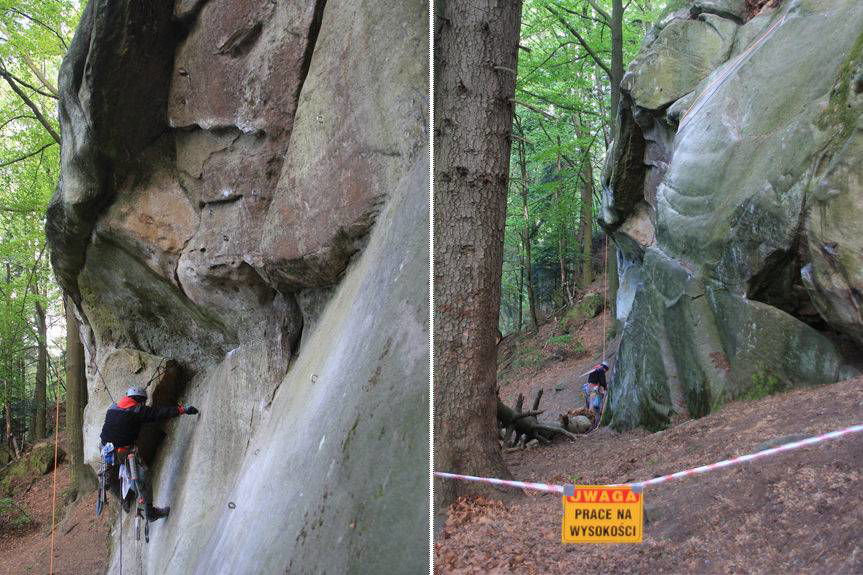 Czarnorzeckie skałki będą bezpieczniejsze