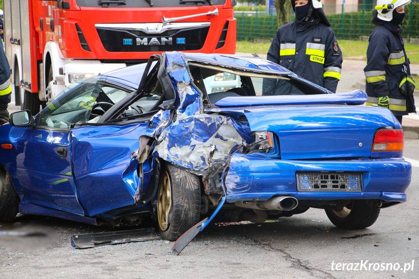 Kierowca subaru był pijany