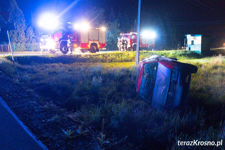 Dachowanie volkswagena w Potoku