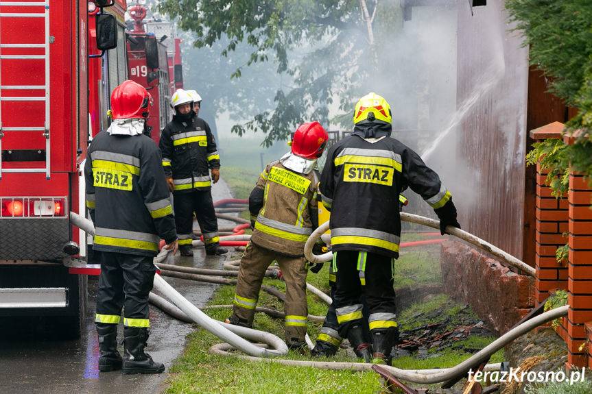 REGION. Pożar domu w Samoklęskach