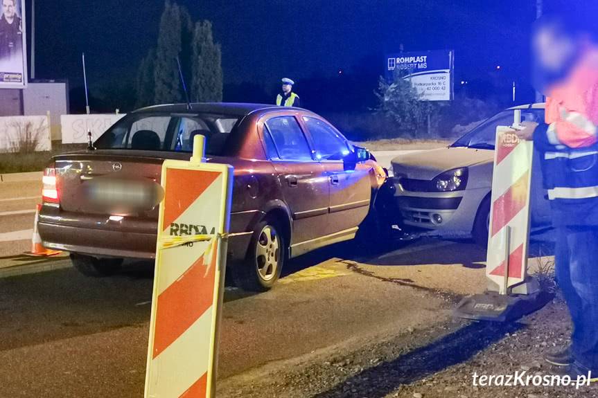 Czołowe zderzenie na Podkarpackiej