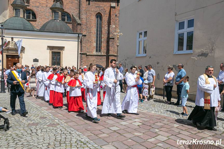 Procesja Bożego Ciała w Krośnie 
