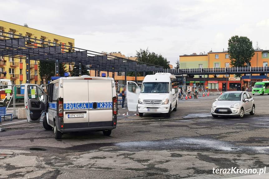 Atak nożownika na dworcu w Krośnie