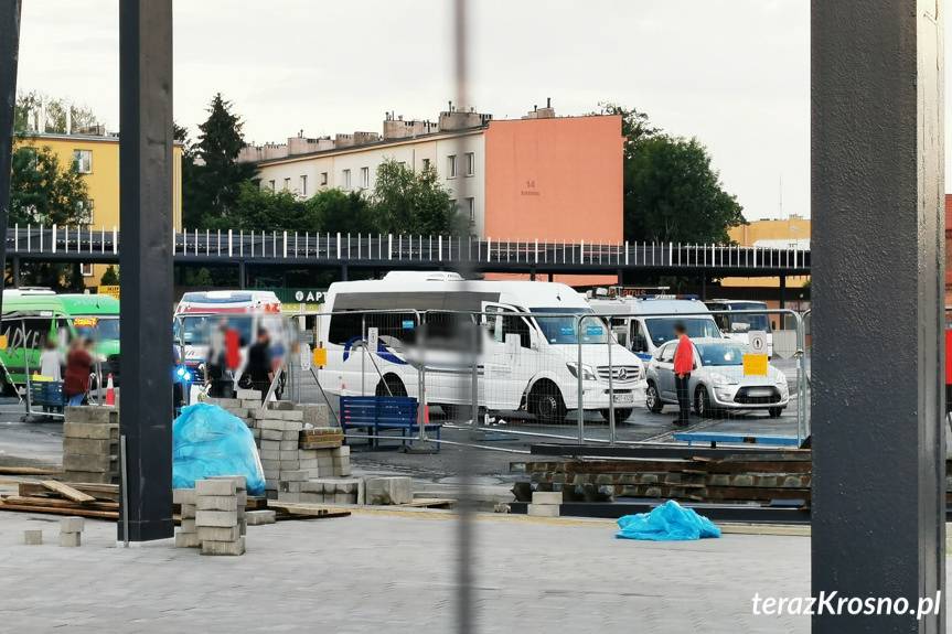 Atak nożownika na dworcu w Krośnie
