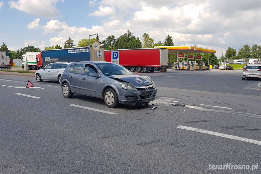 Zderzenie w Krośnie na Zręcińskiej
