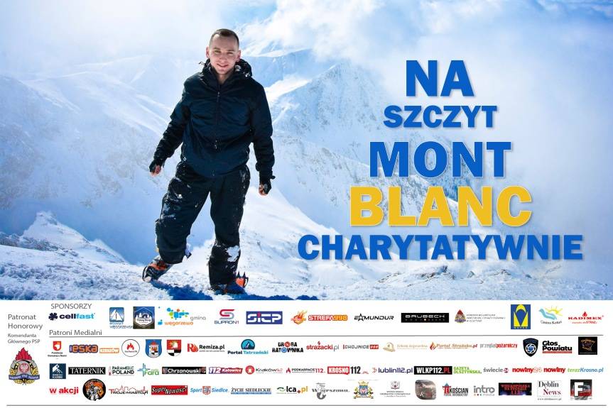 Charytatywna wyprawa strażaków. Zdobędą Mont Blanc w szczytnym celu