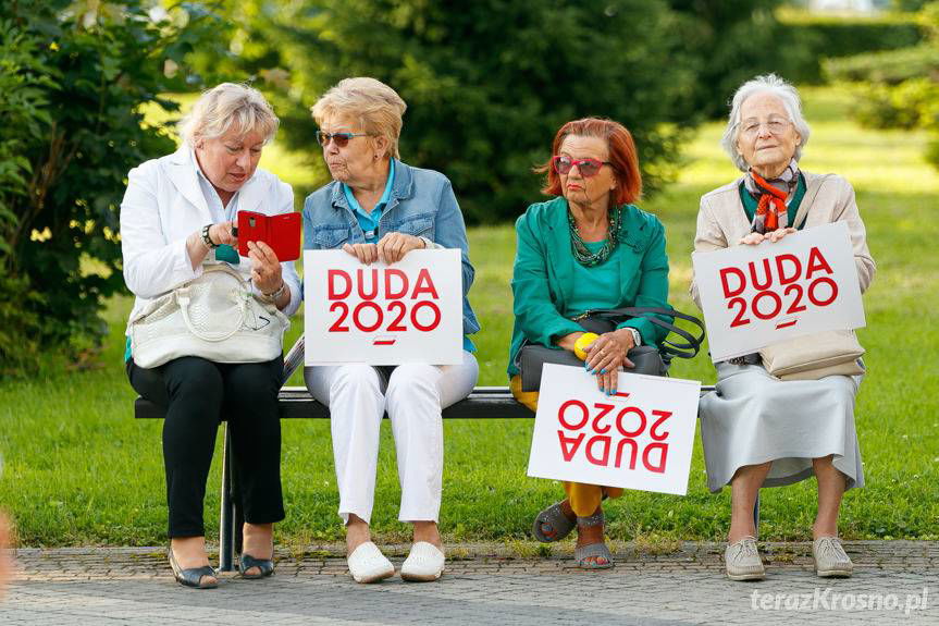 Marszałek Sejmu z wizytą w Krośnie: "Andrzej Duda jest z nami"