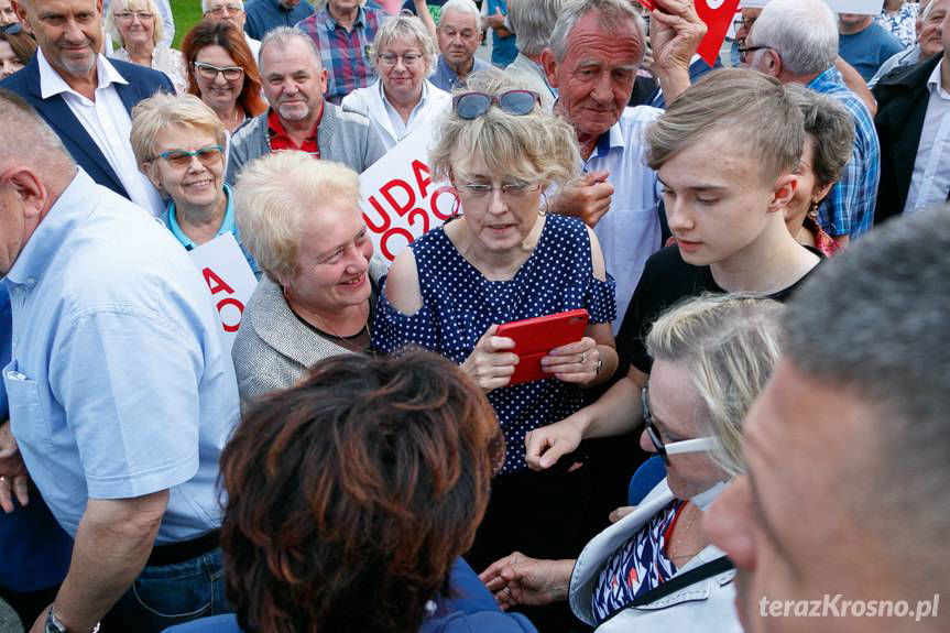 Marszałek Sejmu z wizytą w Krośnie: "Andrzej Duda jest z nami"