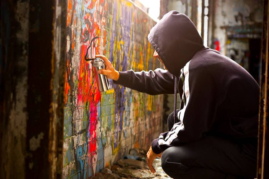 Jasielski "grafficiarz" działał w Krośnie