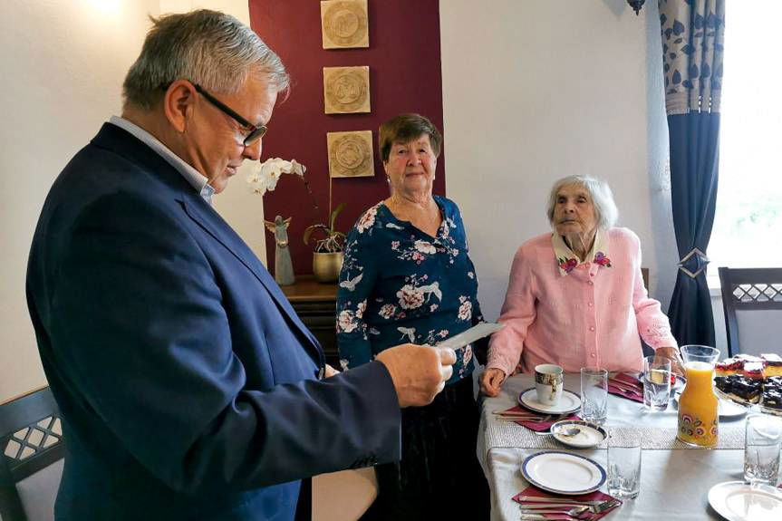 100 lat pani Elżbiety Wojnar z Korczyny