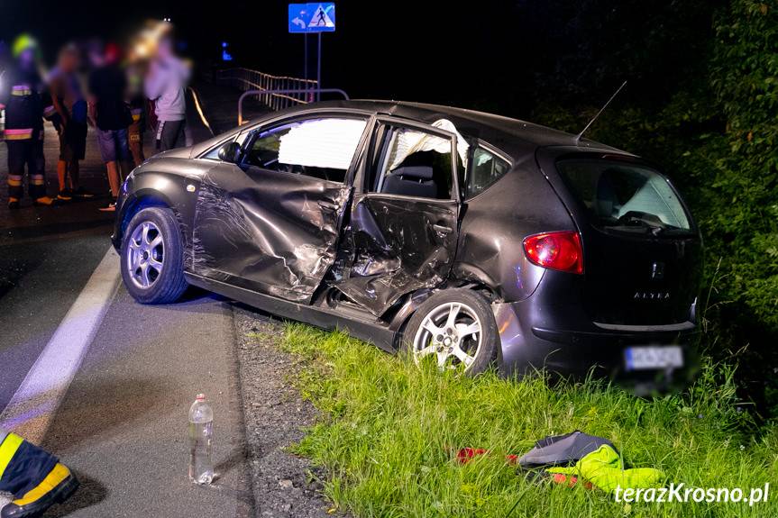 Zderzenie dwóch samochodów w Równem