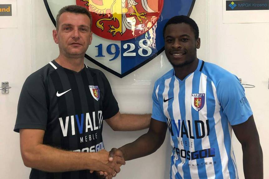 Samuel Anso Asante w Karpatach Krosno