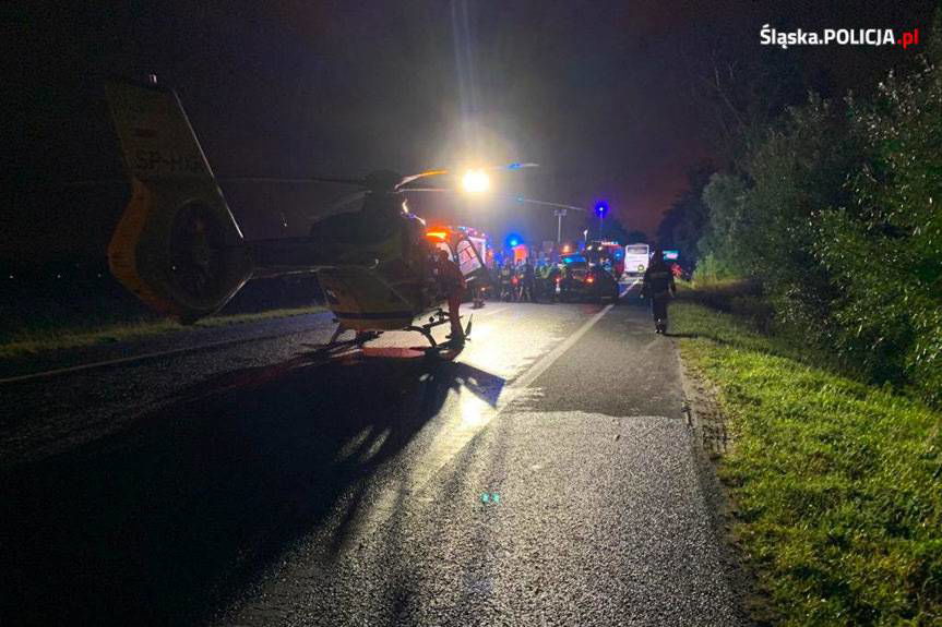 Tragiczny wypadek na Śląsku. Większość ofiar z Podkarpacia