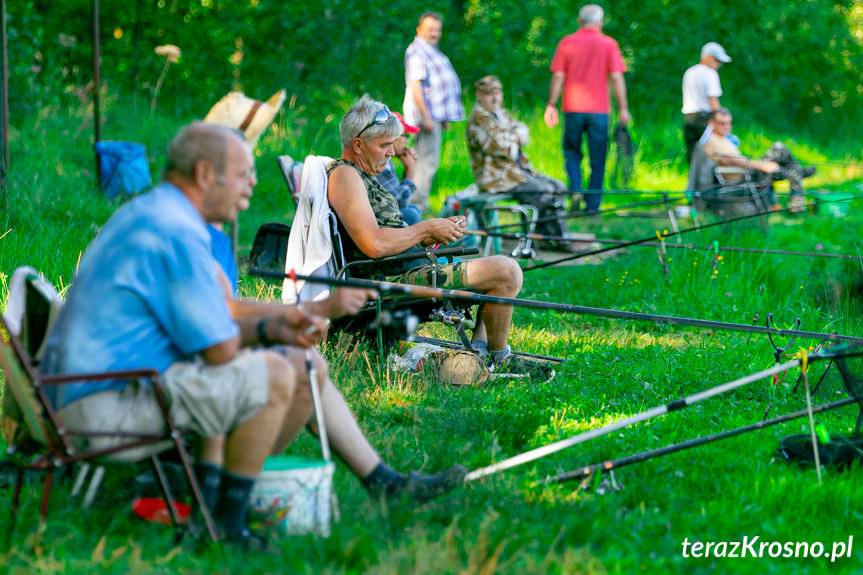 Wędkarze łowili ryby na Gliniance w Krośnie