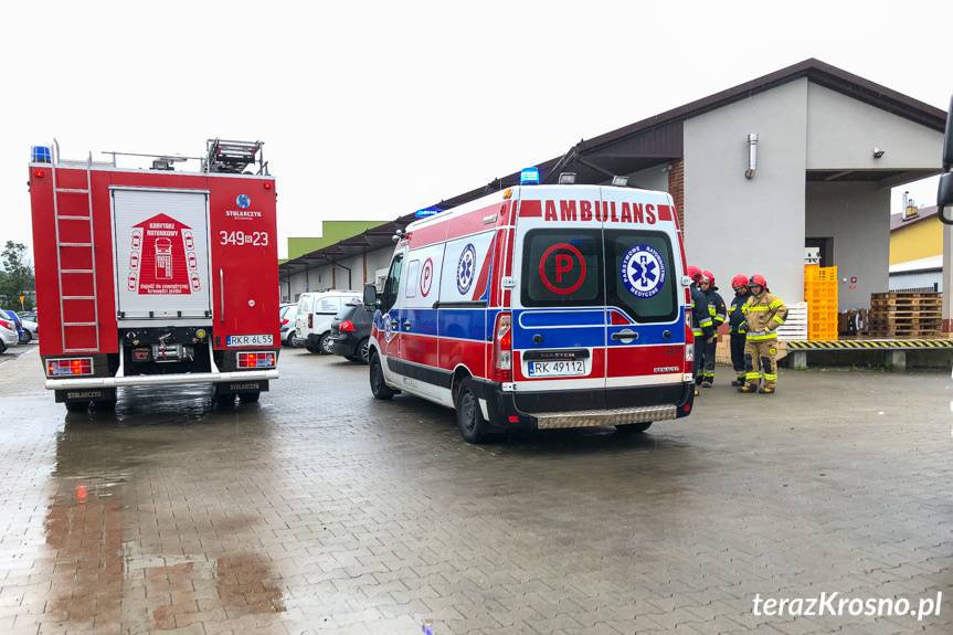 Kolizja trzech samochodów w Iwoniczu