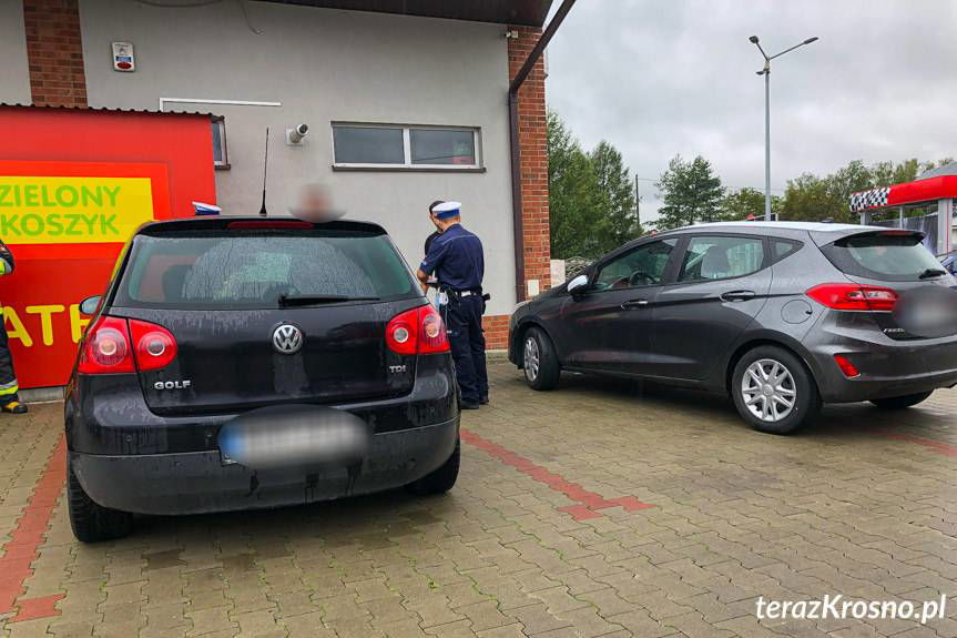 Kolizja trzech samochodów w Iwoniczu