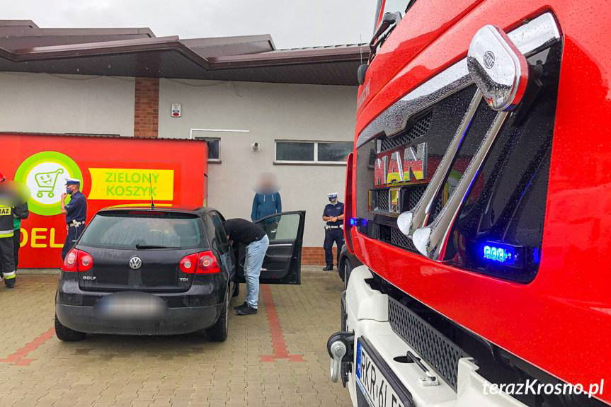 Kolizja trzech samochodów w Iwoniczu