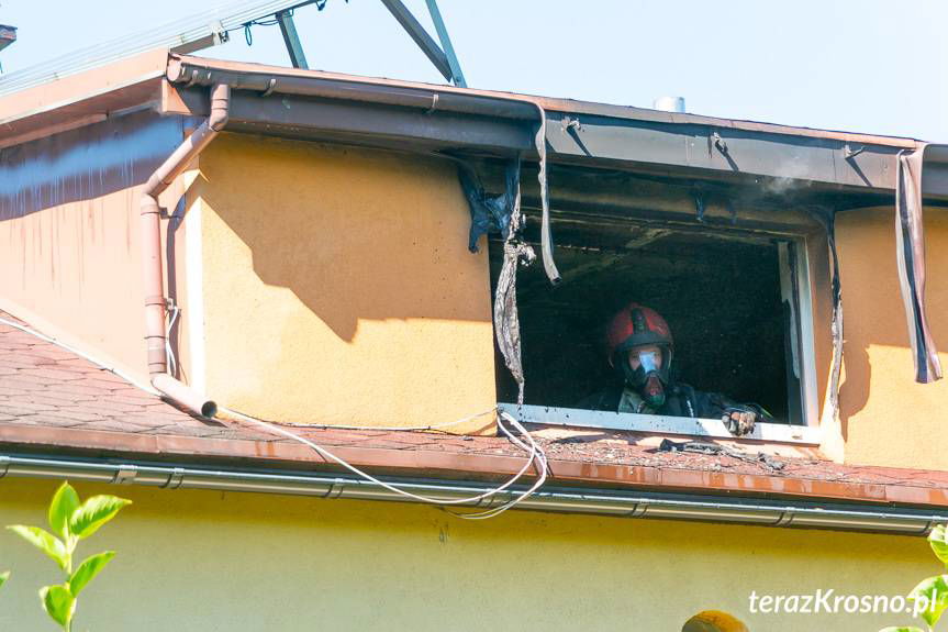 Groźny pożar w Równem