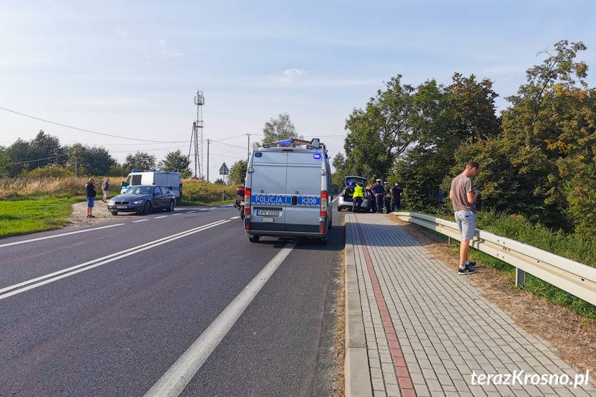Policyjny pościg za audi. Auto wypadło z drogi w Potoku