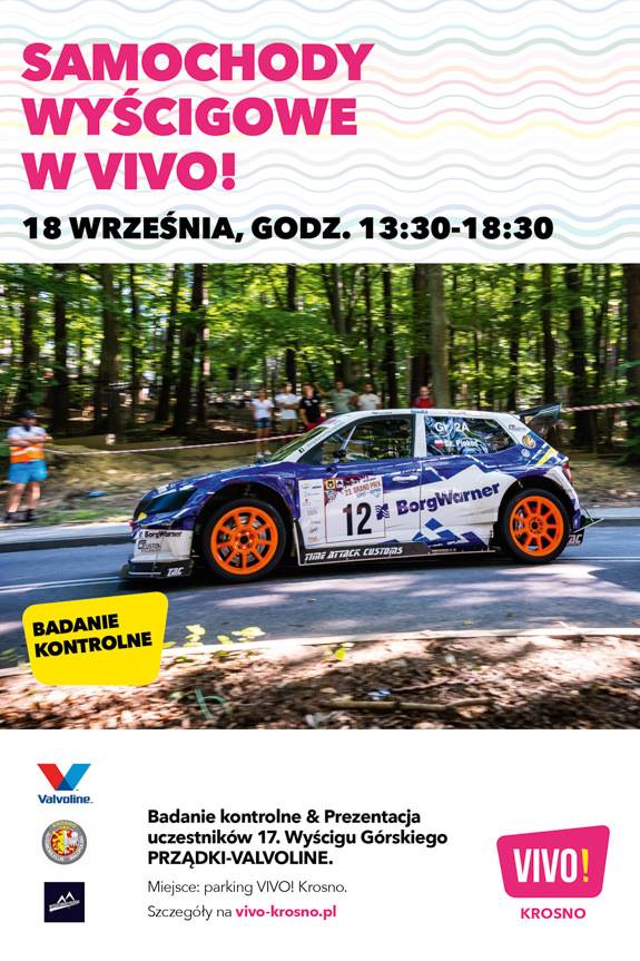 Samochody wyścigowe przy VIVO! Krosno