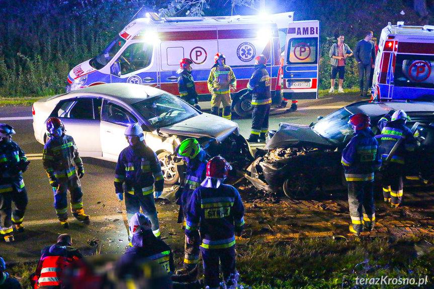 Wypadek w Klimkówce na DK28 
