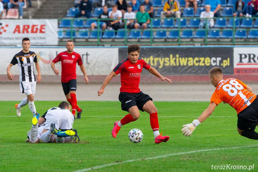 Karpaty Krosno - Czarni Jasło. Królewskie bramki Dawida Króla