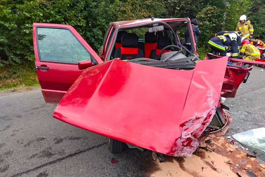 REGION. Zderzenie fiata i forda w Dydni