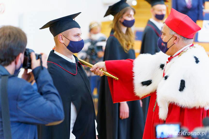 Inauguracja roku akademickiego w Karpackiej Państwowej Uczelni w Krośnie, dawnej PWSZ