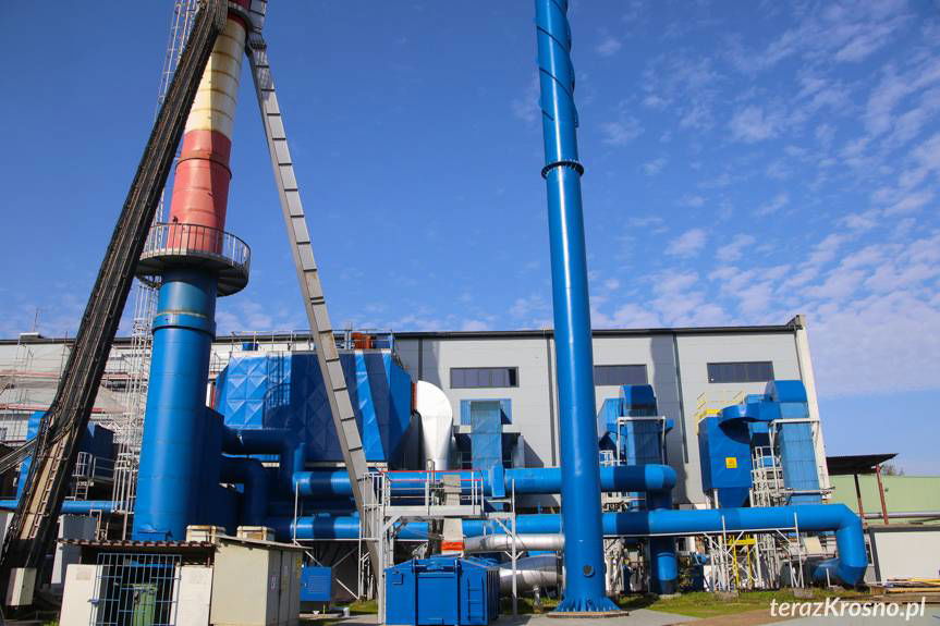 Krosno. W elektrociepłowni "Łężańska" uruchomiono nowy kocioł na biomasę
