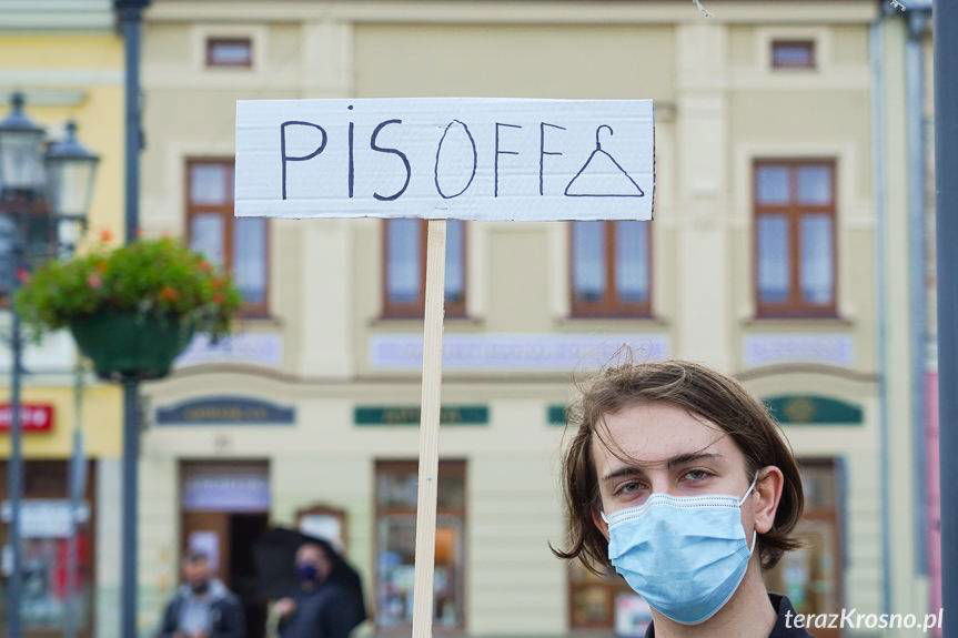 Krosno. Protest przeciw zakazowi aborcji