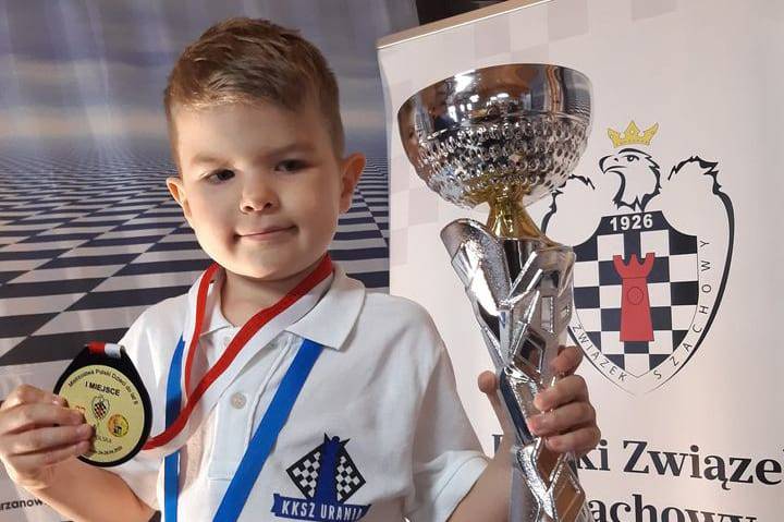 Sześcioletni Maksymilian Wojtuń mistrzem Polski