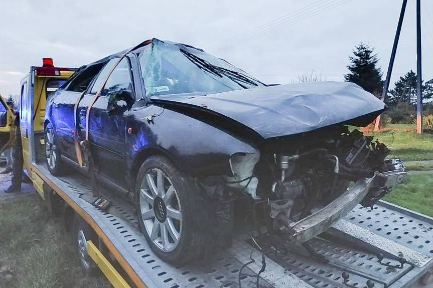 REGION. Siedmiodniowy kierowca dachował w Humniskach