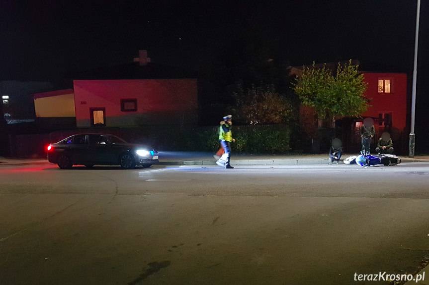 Nie ustąpił pierwszeństwa przejazdu motorowerzyście
