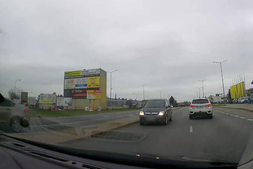 Jechał pod prąd Podkarpacką. Było śmiesznie i niebezpiecznie