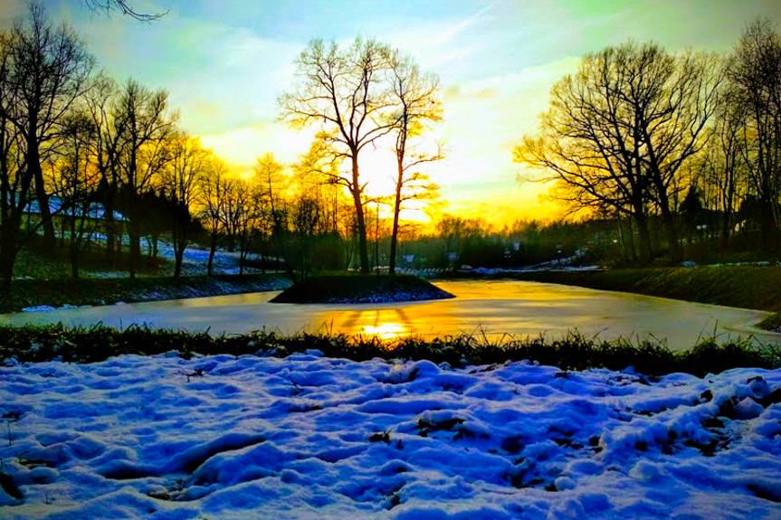 Ustrobna. Do stawu powróciło życie