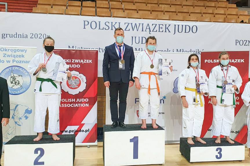 Krośnieńskie judoczki zdominowały podium