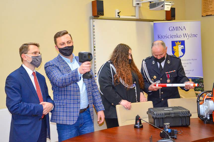 Nowy sprzęt dla strażaków z gminy Krościenko Wyżne