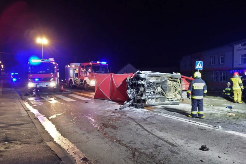 REGION. Tragedia na drodze w Bliznem. Nie żyją 2 osoby