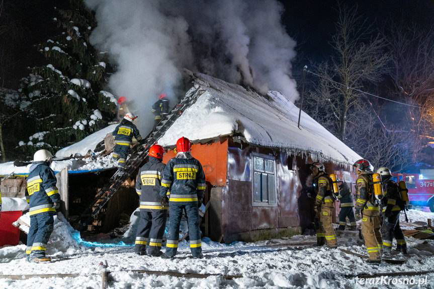 Pożar budynku mieszkalnego w Żeglcach