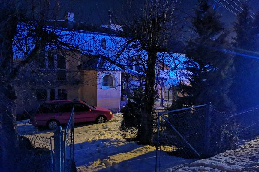 Pożar w budynku mieszkalnym w Lubatowej