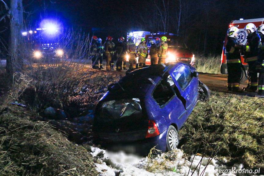 Uderzył w drzewo i uciekł