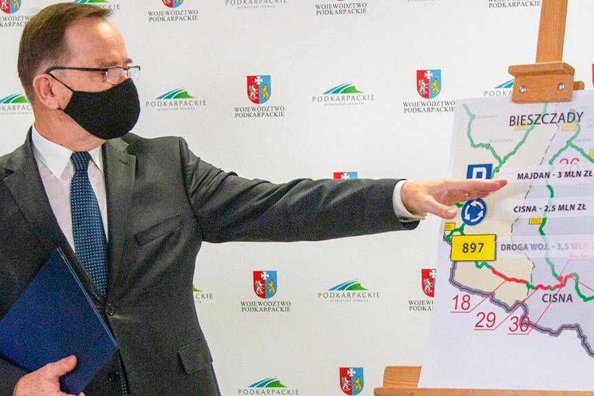 Naprawią drogi wojewódzkie w powiecie krośnieńskim