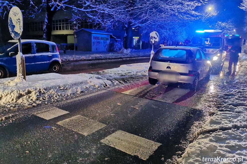 Potrącenie na Krakowskiej 