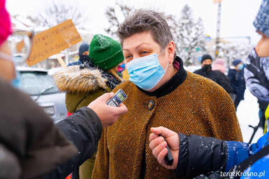 Precz z kamieniołomem w Iwli! Mieszkańcy protestowali w Dukli