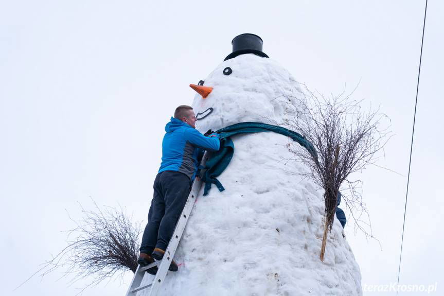 Bałwan gigant w Faliszówce