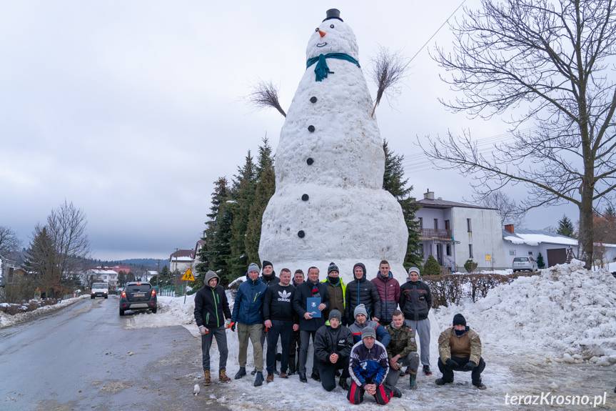 Bałwan gigant w Faliszówce
