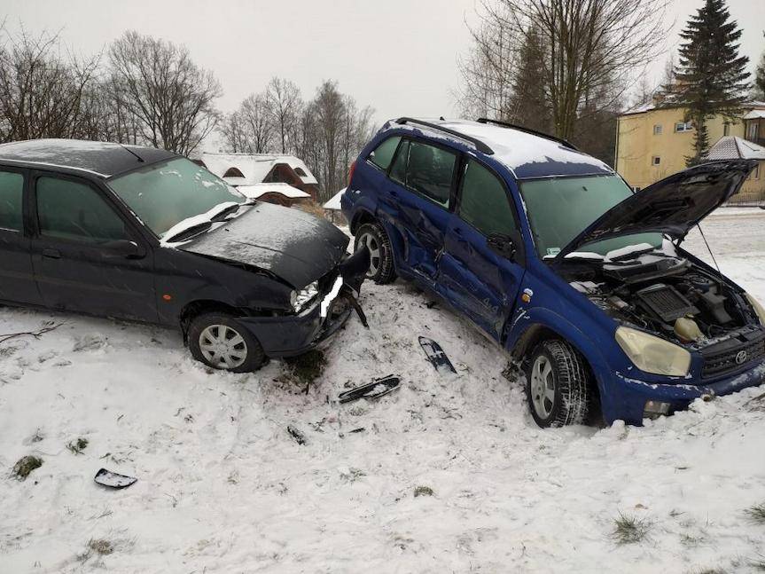 REGION. Zderzenie samochodów w Nozdrzcu